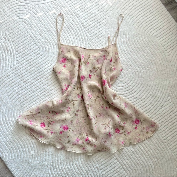 Oscar de la Renta Floral Slip Dress - Picture 4 of 6